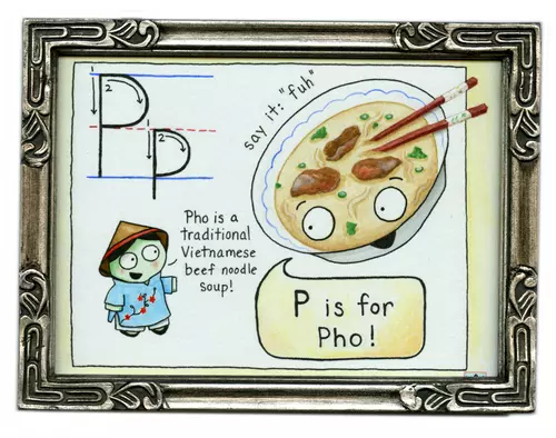 P is for pho, Anna Woltz