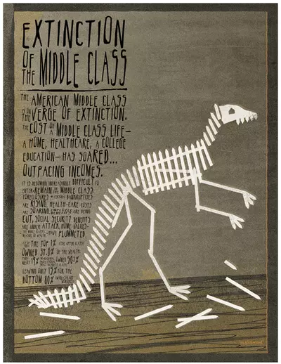 Extinction of the Middle Class, Michael Glenwood Gibbs
