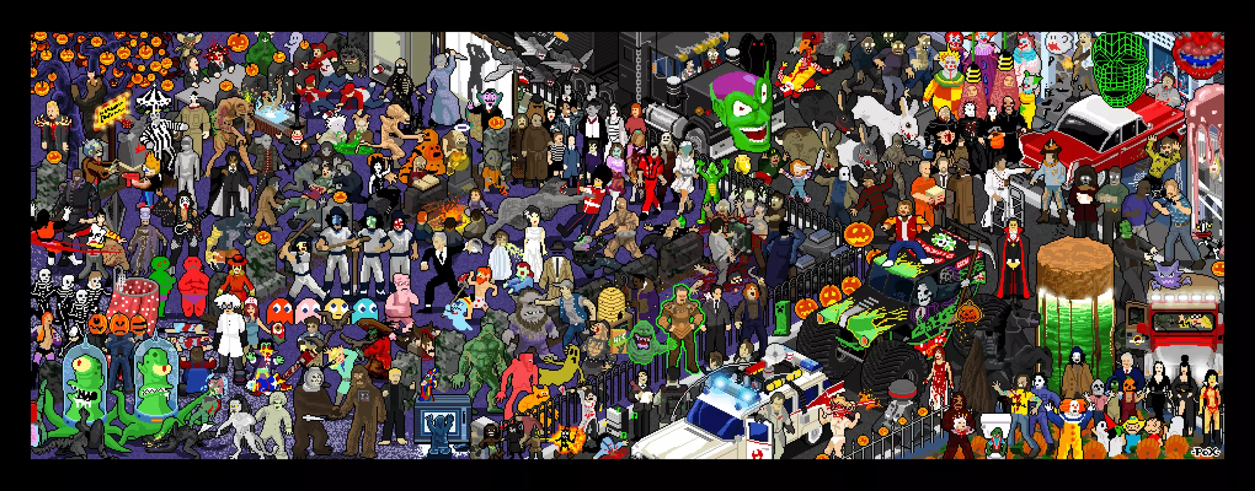 Pixel Poster Halloween, Roger Barr