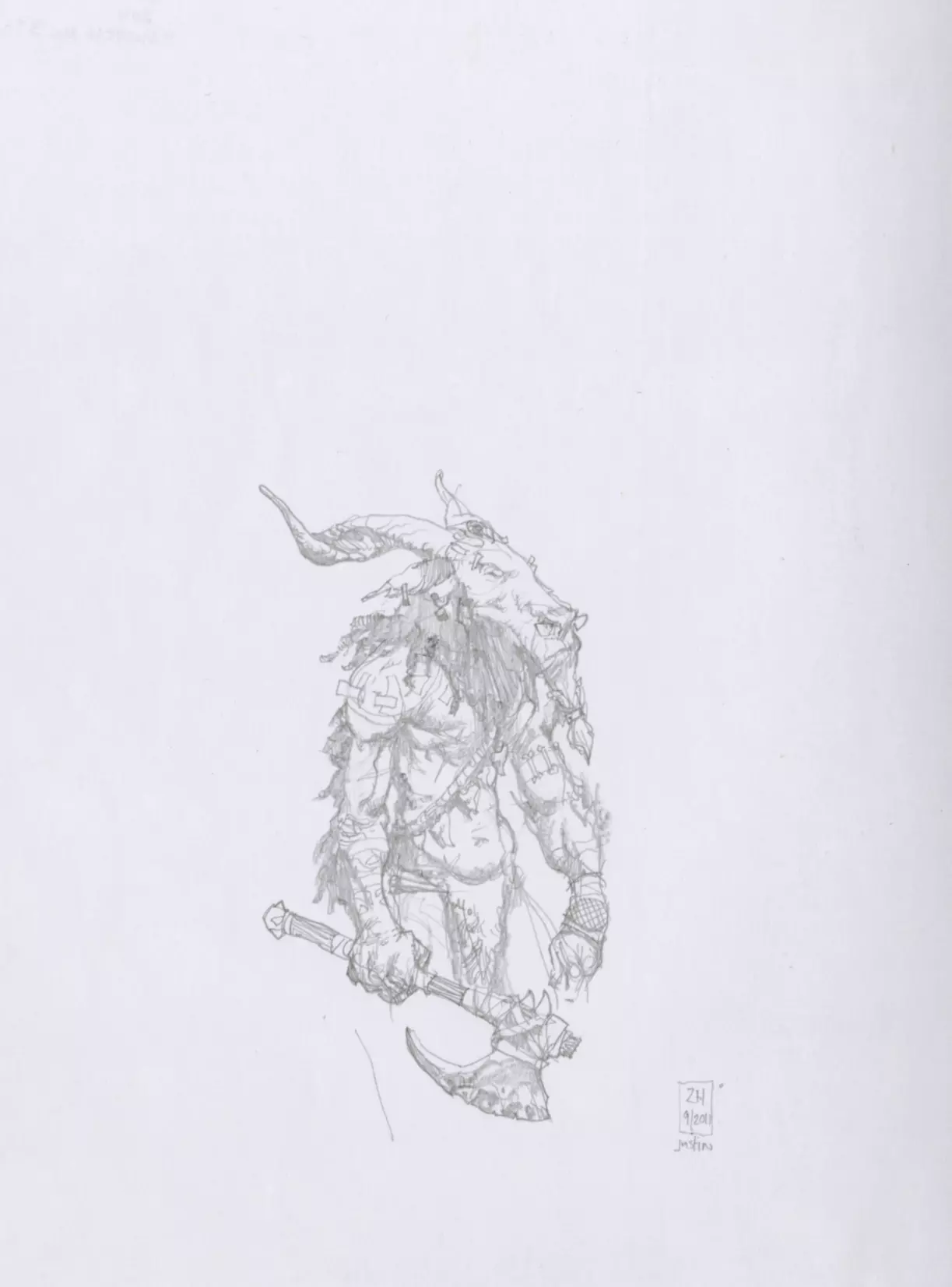 Silmarillion Sketch 2, Justin Gerard