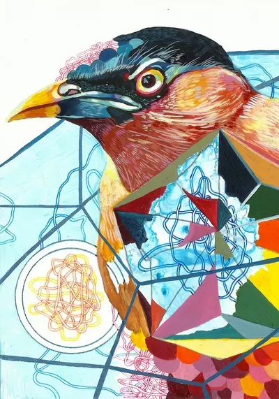 Endangered Bird #102, Juan Travieso