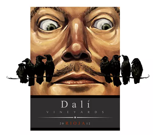 Dali Vineyards Wine Label, Nick Sadek