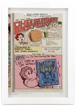 Cheeseburger and Together Comic Ad