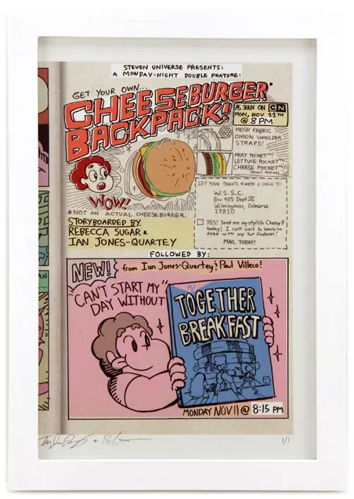 Cheeseburger and Together Comic Ad, IAN JONES-QUARTEY