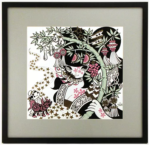 Tanabata Star Festival (Acrylic Ink), Junko Mizuno