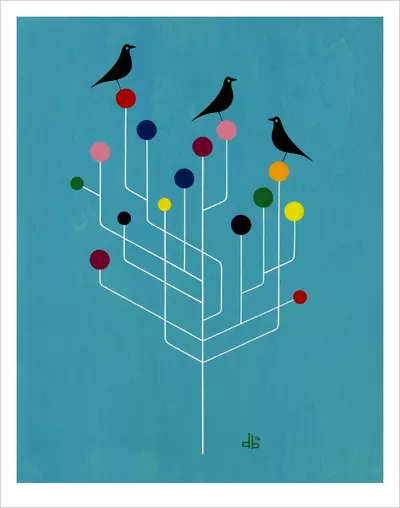 Eames Tree (print), Drake Brodahl