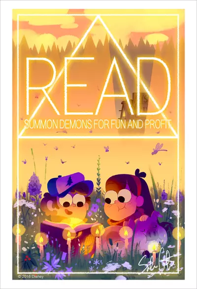 A Normal Poster Encouraging Children to Read (print), Sabrina Cotugno