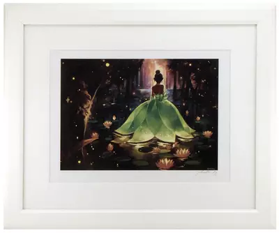 Bayou Princess (framed) Signed Hand-Embellished Limited Edition 1/50, Xinwei Huang