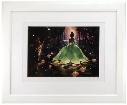 Bayou Princess (framed) Signed Hand-Embellished Limited Edition 1/50, Xinwei Huang