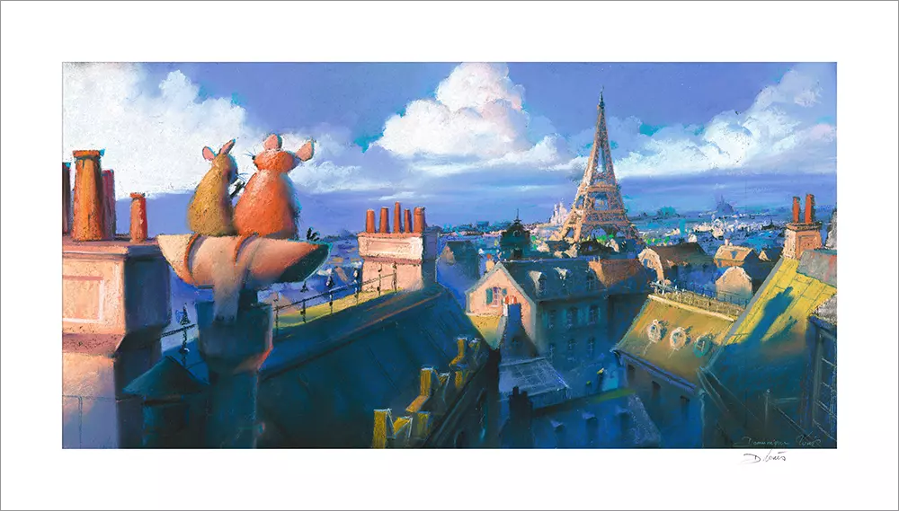 Remy and Emile, Paris Morning by Dominique R. Louis (Ratatouille)