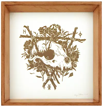 Shrines (Framed Art Print), Teagan White