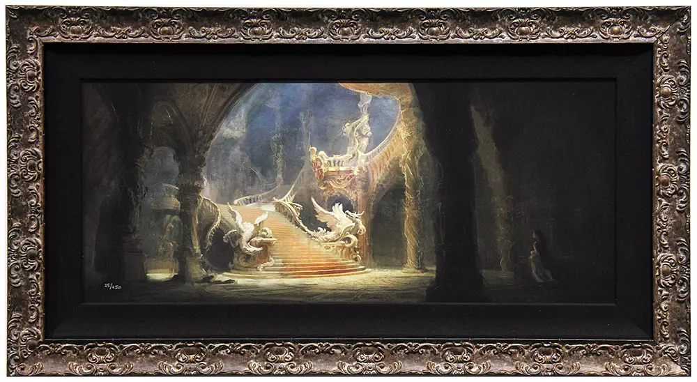 Morning Light in the Palace (framed), Beauty and the Beast  (2017)
