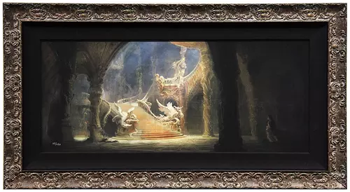 Morning Light in the Palace (framed), Beauty and the Beast  (2017)