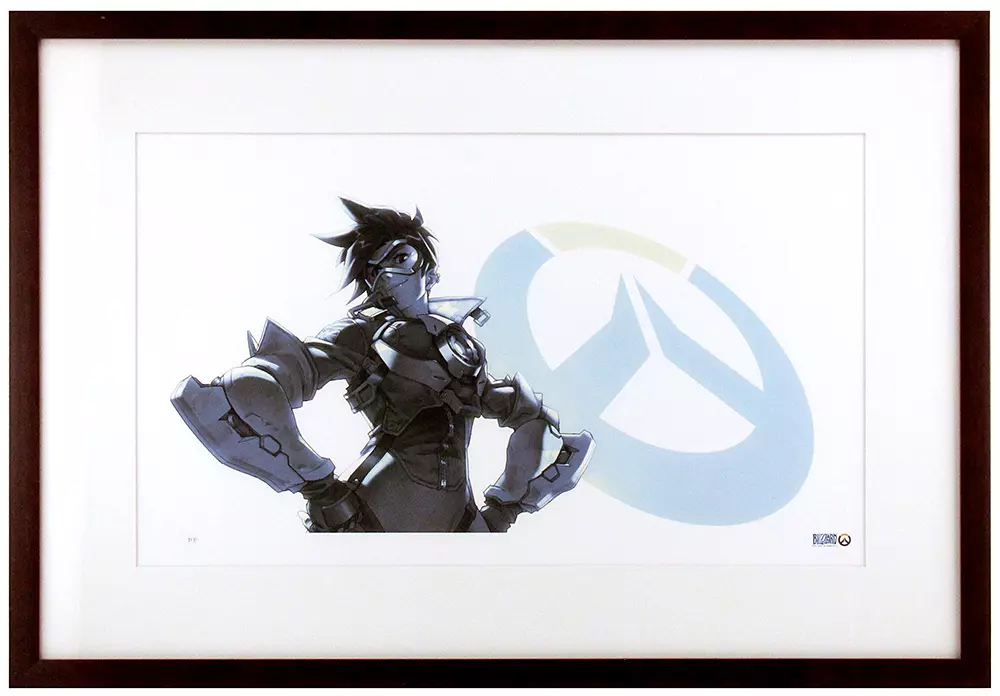 "Tracer" by Arnold Tsang Printer's Proof (FRAMED), Blizzard  Entertainment