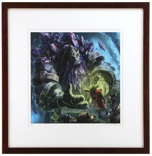 "Thorgrid and The UnderKing" Artist Proof (FRAMED), Samwise Didier