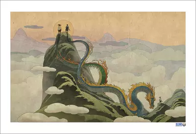 "Dragons" by Tae Young Choi & Even Amundsen (Print), Blizzard  Entertainment