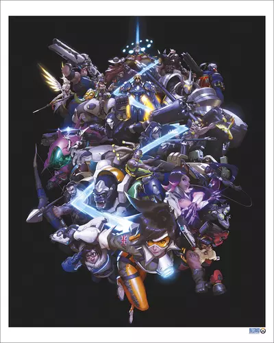 The Art of Overwatch Cover (PRINT) by Arnold Tsang