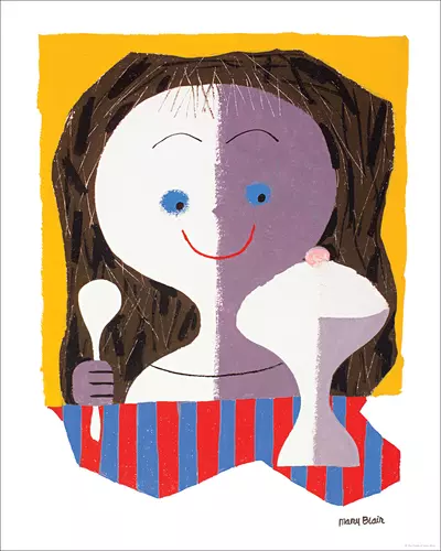 Ice Cream Girl, Mary Blair