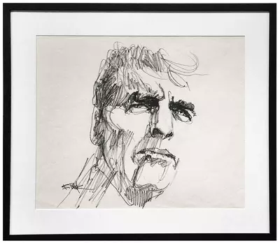 Portrait of Actor Burt Lancaster , Bob Peak