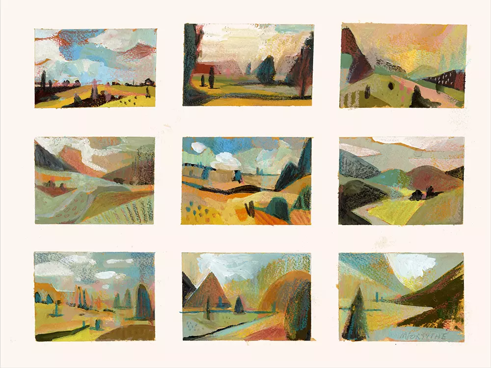 Landscapes I (print), Matt Forsythe