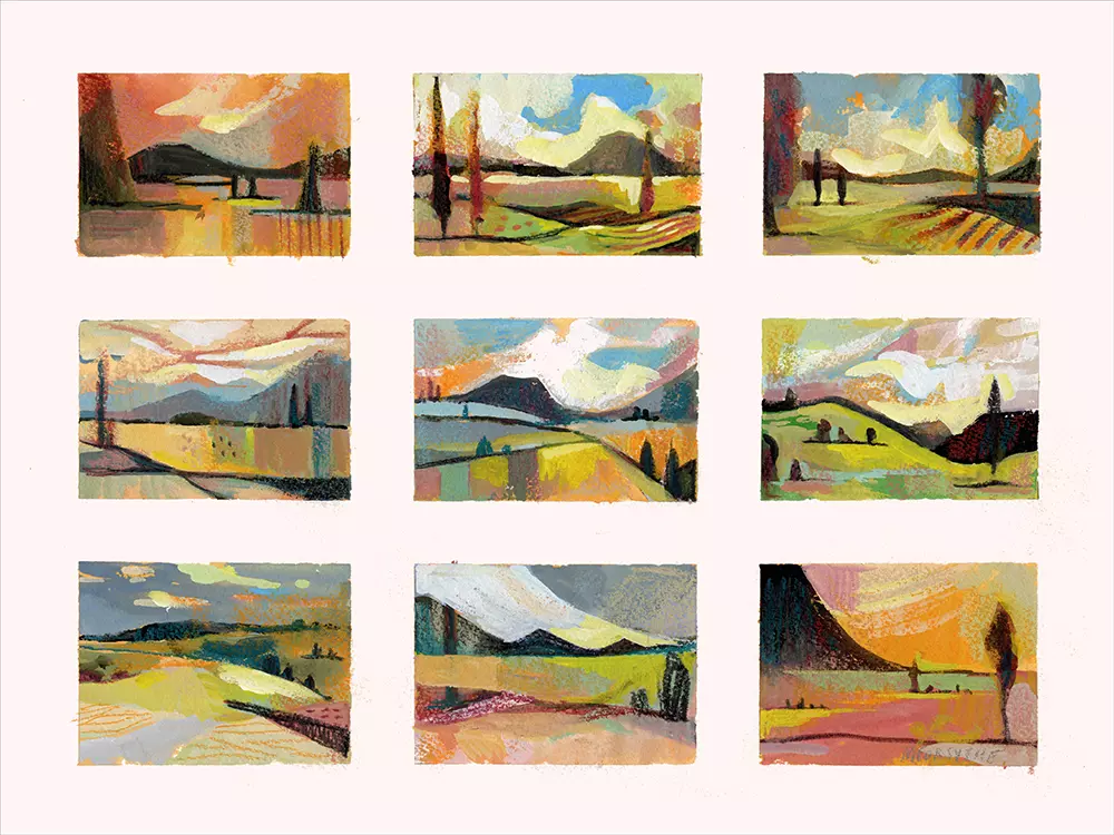 Landscapes II (print), Matt Forsythe