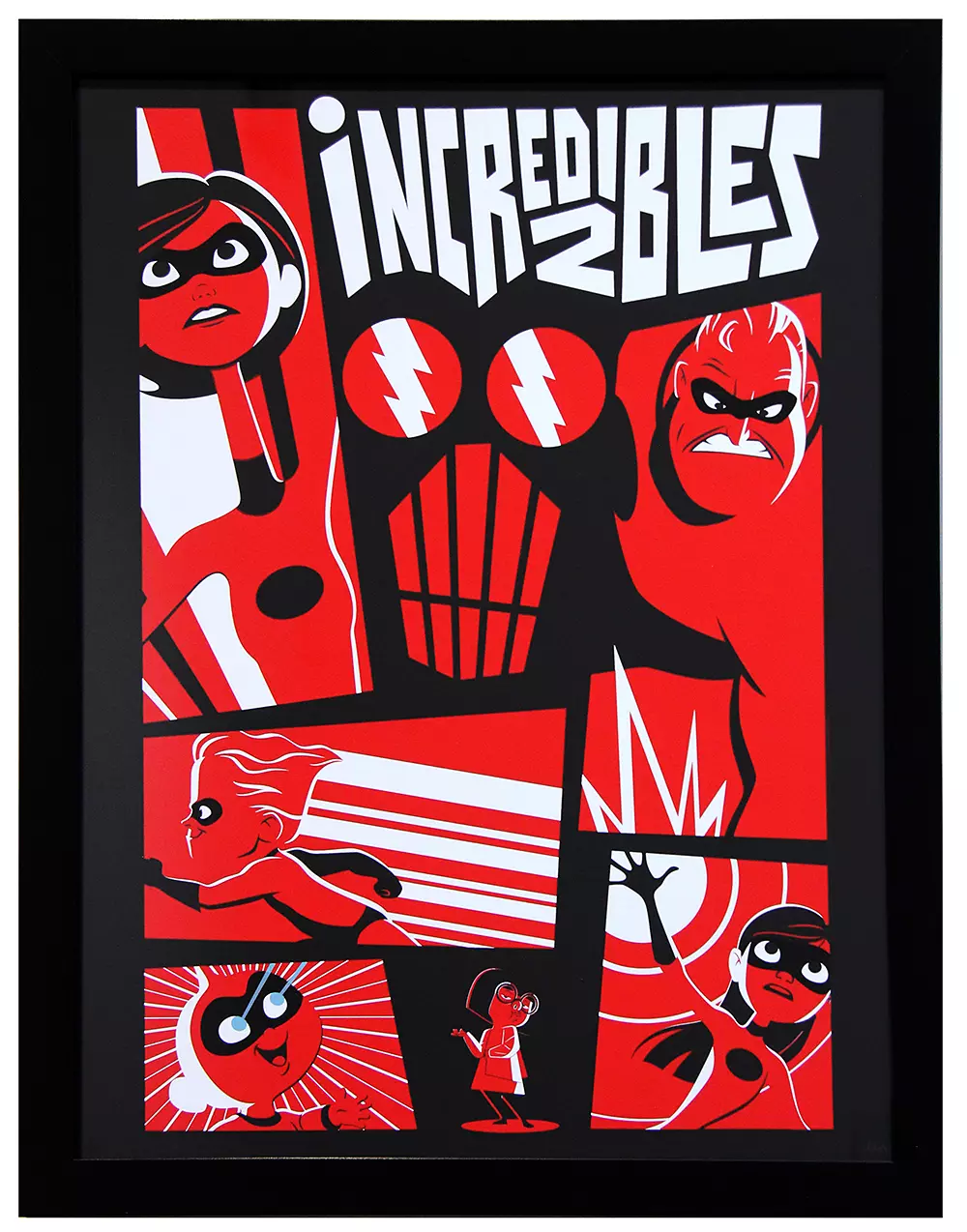 Cyclops Print Works Print #78: by Bryan Mon (FRAMED #1), Incredibles 2
