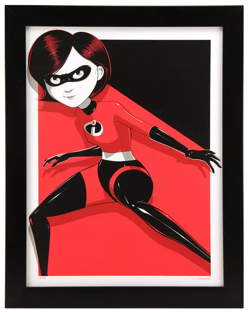 Cyclops Print Works Print #88: Mrs. Incredible by Craig Drake (FRAMED #1), Incredibles 2