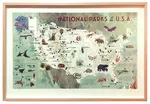 National Parks of the USA Framed & Signed