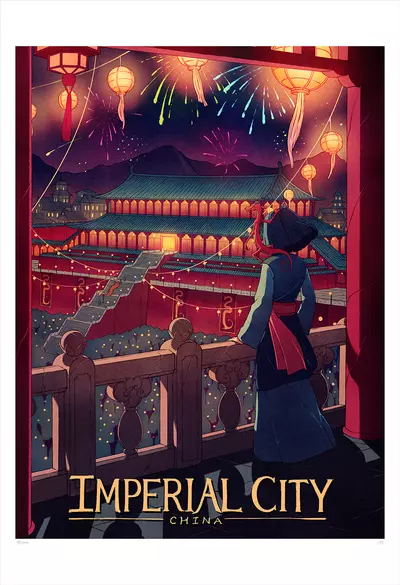 Imperial City (print), Kevin Hong