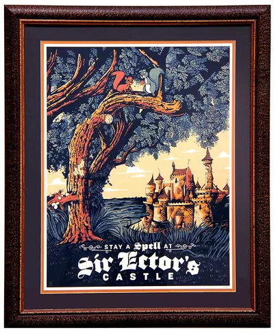 Cyclops Printworks: Sword in the Stone  (Framed #1), Adam Johnson
