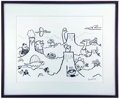 Adventures In Drawing (Dinos), scott c