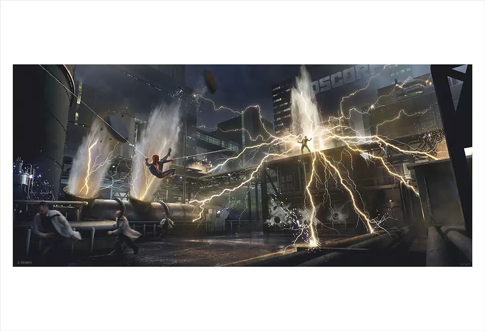 Marvel's Spider-Man: Electro Concept (print), Insomniac Games