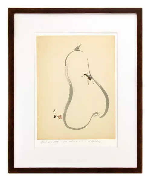 Gourd with Wasp (FRAMED), Tyrus Wong