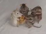 Four mice (set)  by Natasha Fadeeva