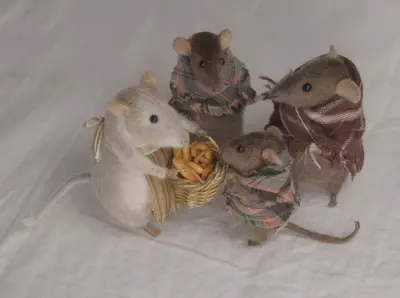 Four mice (set)  by Natasha Fadeeva, Natasha Fadeeva