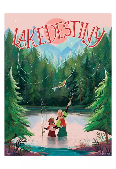 Lake Destiny (print), Zoe Persico