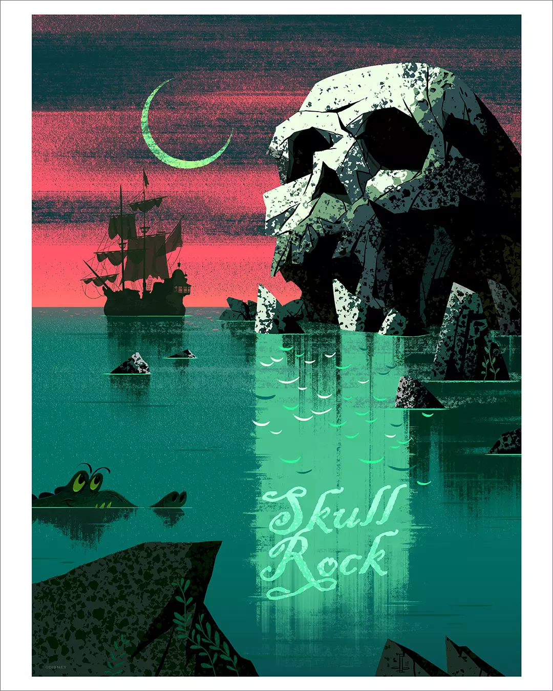 Skull Rock Island (print), Drake Brodahl