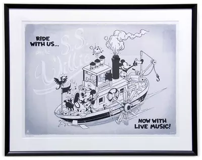 CYCLOPS PRINT WORKS: Ride with Us on the SS Willie (FRAMED #1), Ameorry Luo