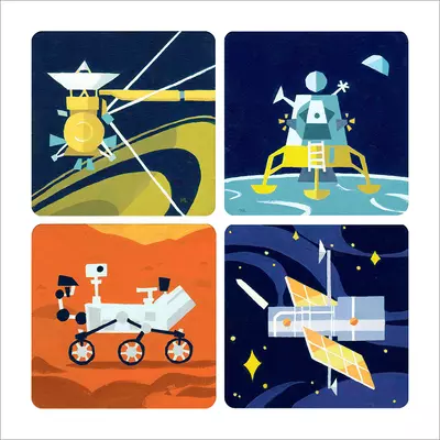 Space Explorers (print), Michelle Lin