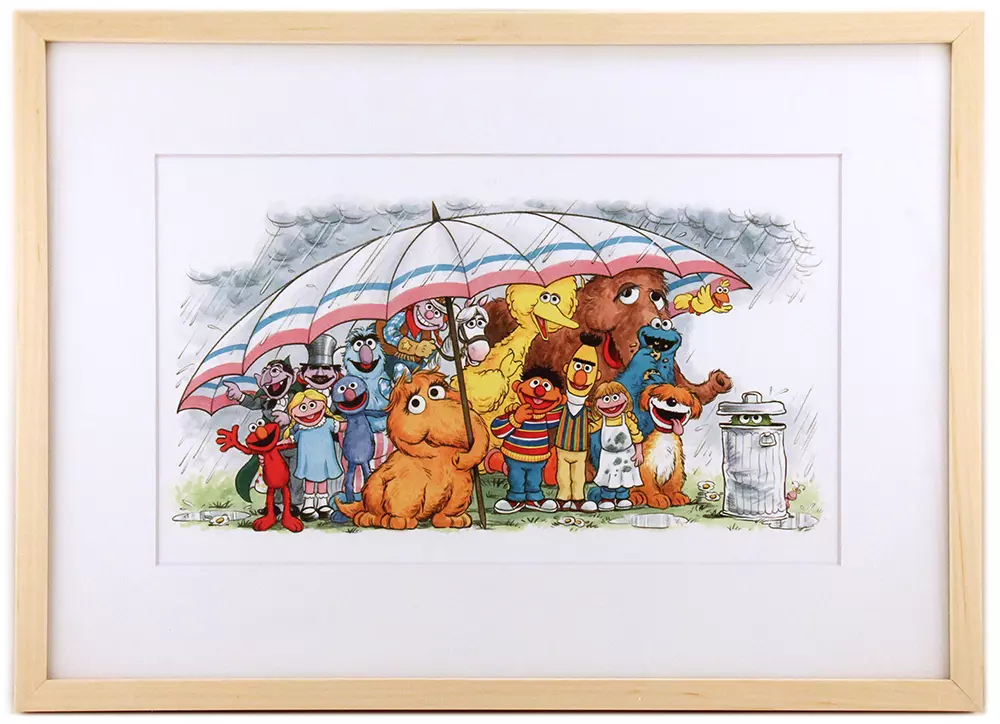 Friends Can Help You Weather Any Storm - Love the Fur You're In (Framed Print), Joe Mathieu