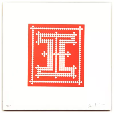 Alphabet Letterpress Print "I" (Editions of 75), Jessica Hische