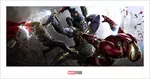 (Avengers: Endgame) Iron Man, Captain America, Thor vs Thanos (print)
