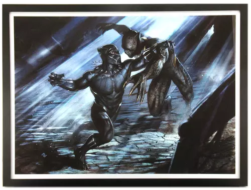 (Black Panther) vs Killmonger Fight, Adi Granov
