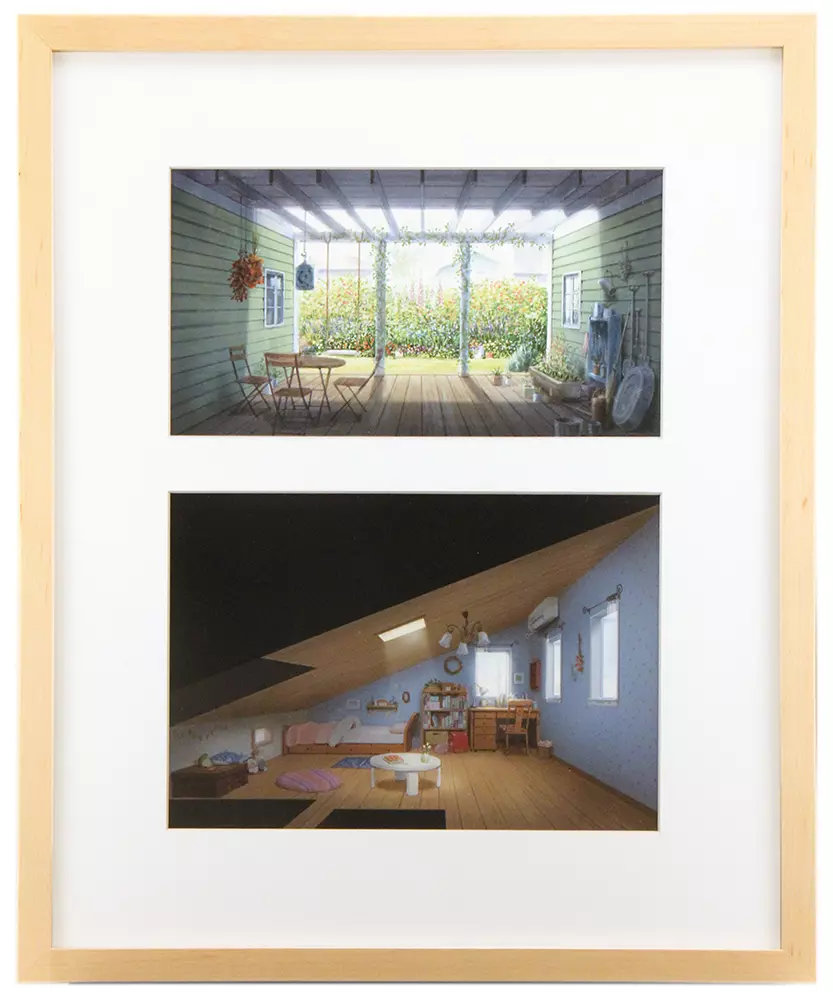 The Art of The Wonderland: Pg56-57 House Interiors, Ilya Kuvshinov