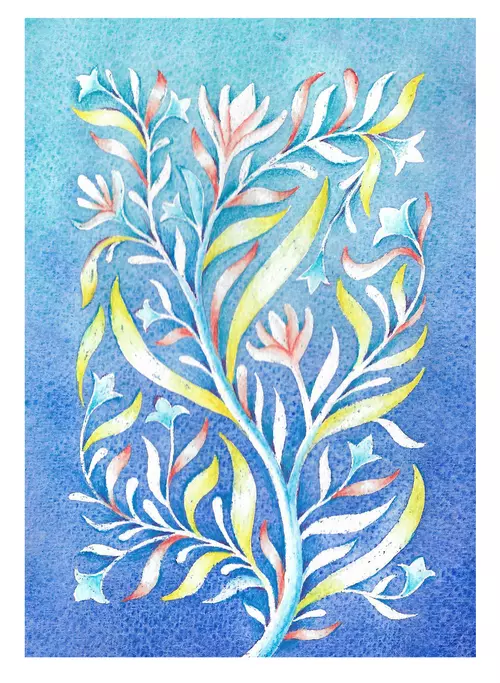 Blue Forest Flowers, Mruna Mistry