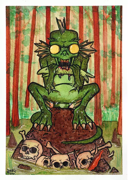 Swamp Monster, George Valdez (@jawrj_valdeez)