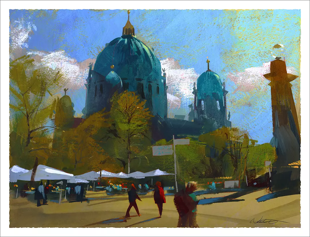 Berlin Cathedral (print), Nathan Fowkes