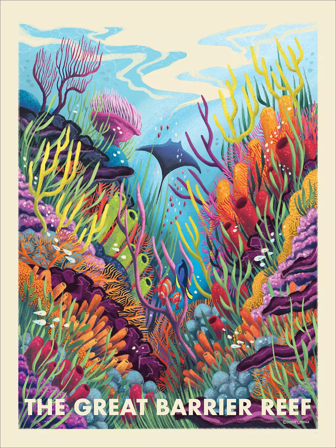 The Great Barrier Reef (print), Beverly Arce