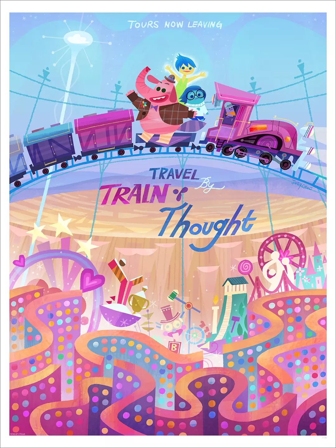 Train of Thought (print), Joey Chou
