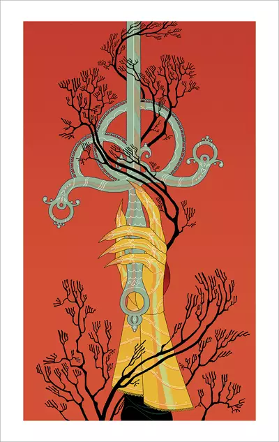 Ace of Swords (print), Sara Kipin